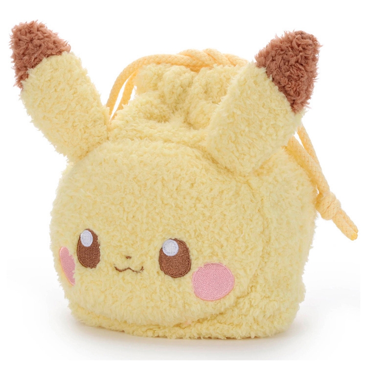 ポケピース／ぬいぐるみ巾着／ピカチュウ ｜【公式】ポケモン