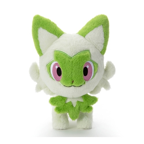 ポケモン　ぬいぐるみ だっこして! ニャオハ くたくたたった！／ぬいぐるみM／ニャオハ ｜【公式】ポケモン