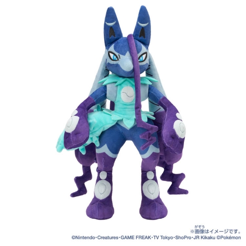 ポケモンぬいぐるみ　ロイの色違いのメガルカリオＺ