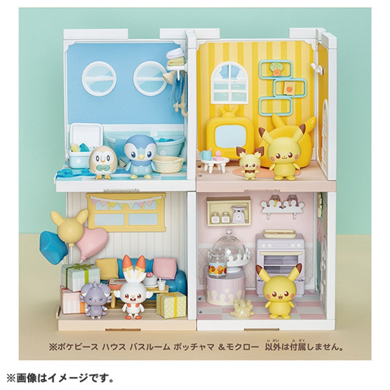 ポケピースハウス バスルーム ポッチャマ＆モクロー ｜【公式