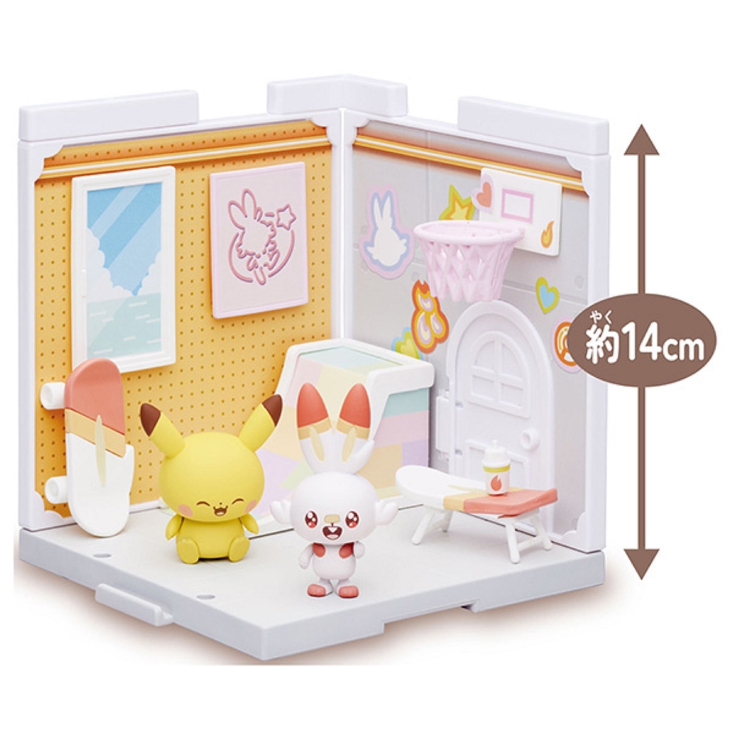 ポケモン ポケピースハウス スタジオ ヒバニー＆ピカチュウ