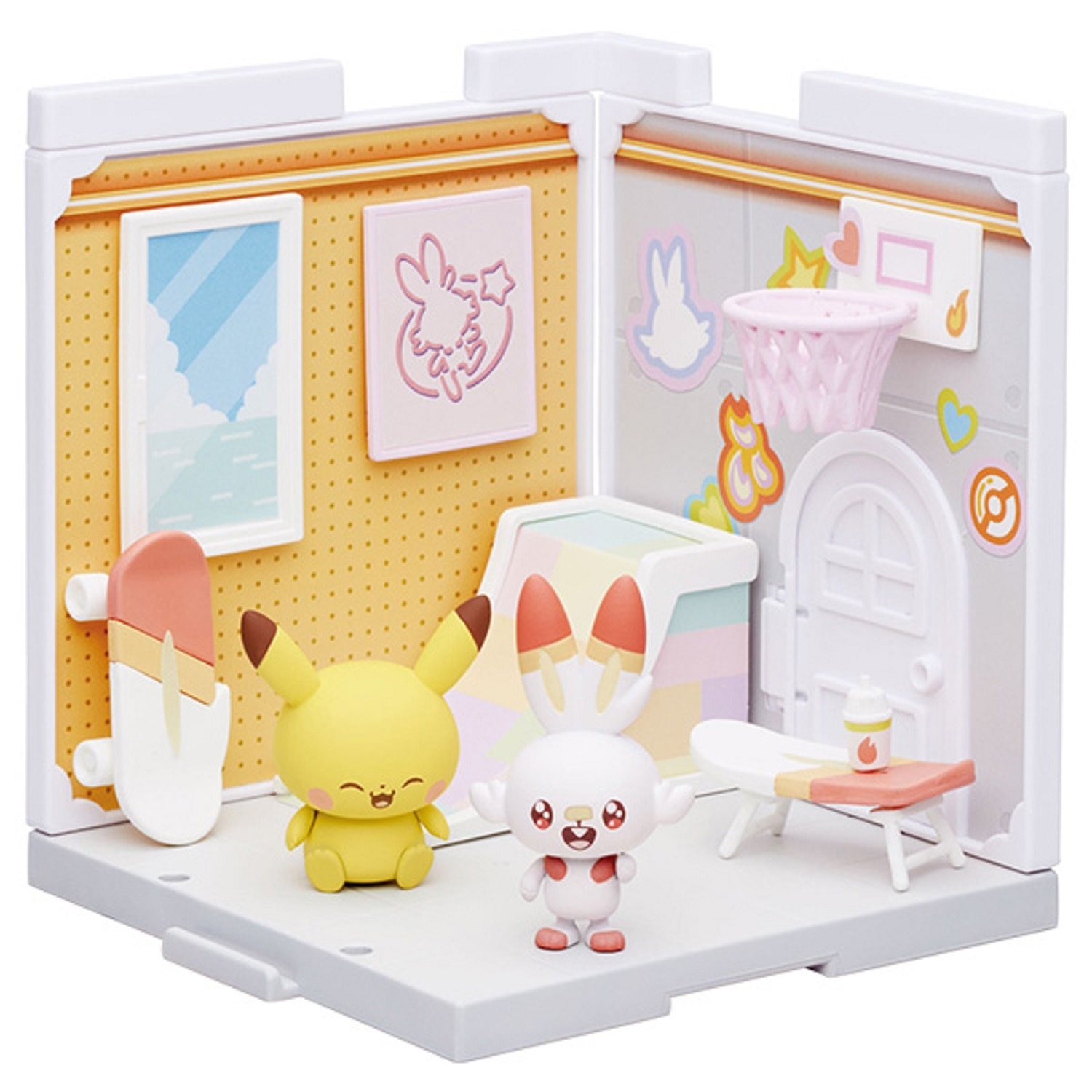 ポケモン ポケピースハウス スタジオ ヒバニー＆ピカチュウ