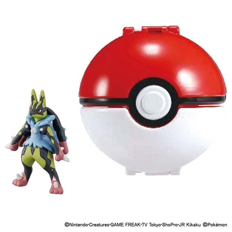モンコレ　ポケデルゼ　黄色いメガルカリオ（モンスターボール）