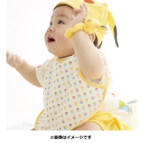 モンポケ ギフトセット (エプロンスーツ&帽子)