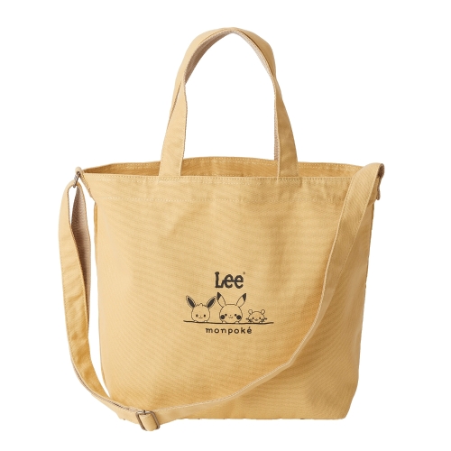 モンポケ Lee Wネーム 帆布マザーズトート イエロー ｜【公式