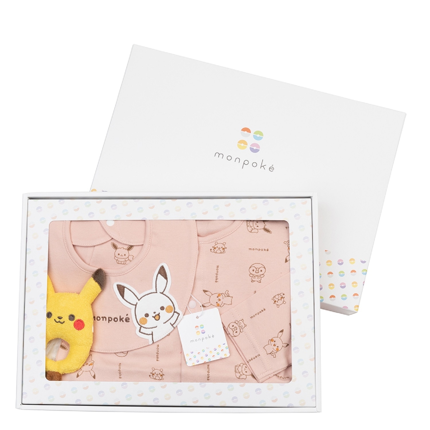 モンポケ　ナチュラルギフトセット　ピンク