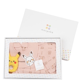 モンポケ　ナチュラルギフトセット　ピンク