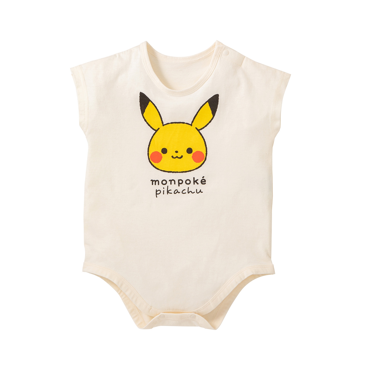 モンポケ　ブルマ付き半袖ロンパース　YE