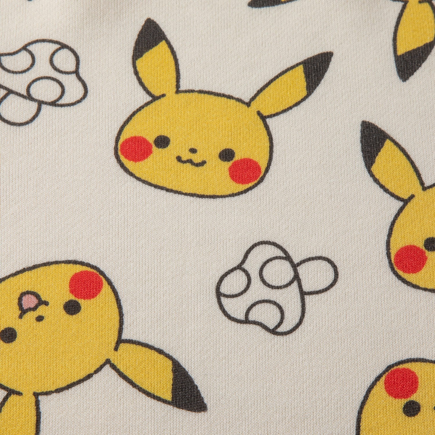 モンポケ ピカチュウ総柄プリントロンパース ｜【公式】ポケモン