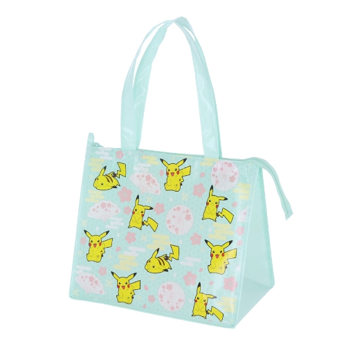 キャリーオンできるお土産バッグミニ　和柄パステルピカチュウ
