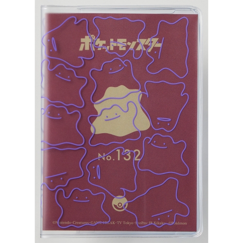 パスポートカバー メタモンいっぱい クリア