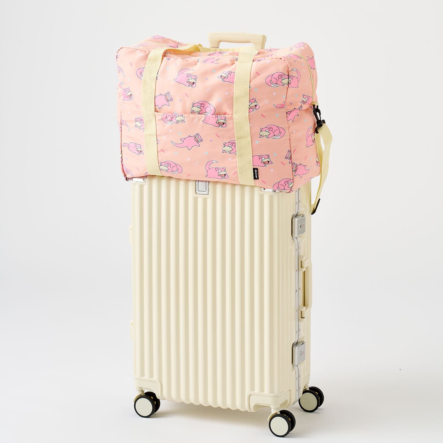 ポーチにしまえるキャリーオンバッグ　35L　ヤドン