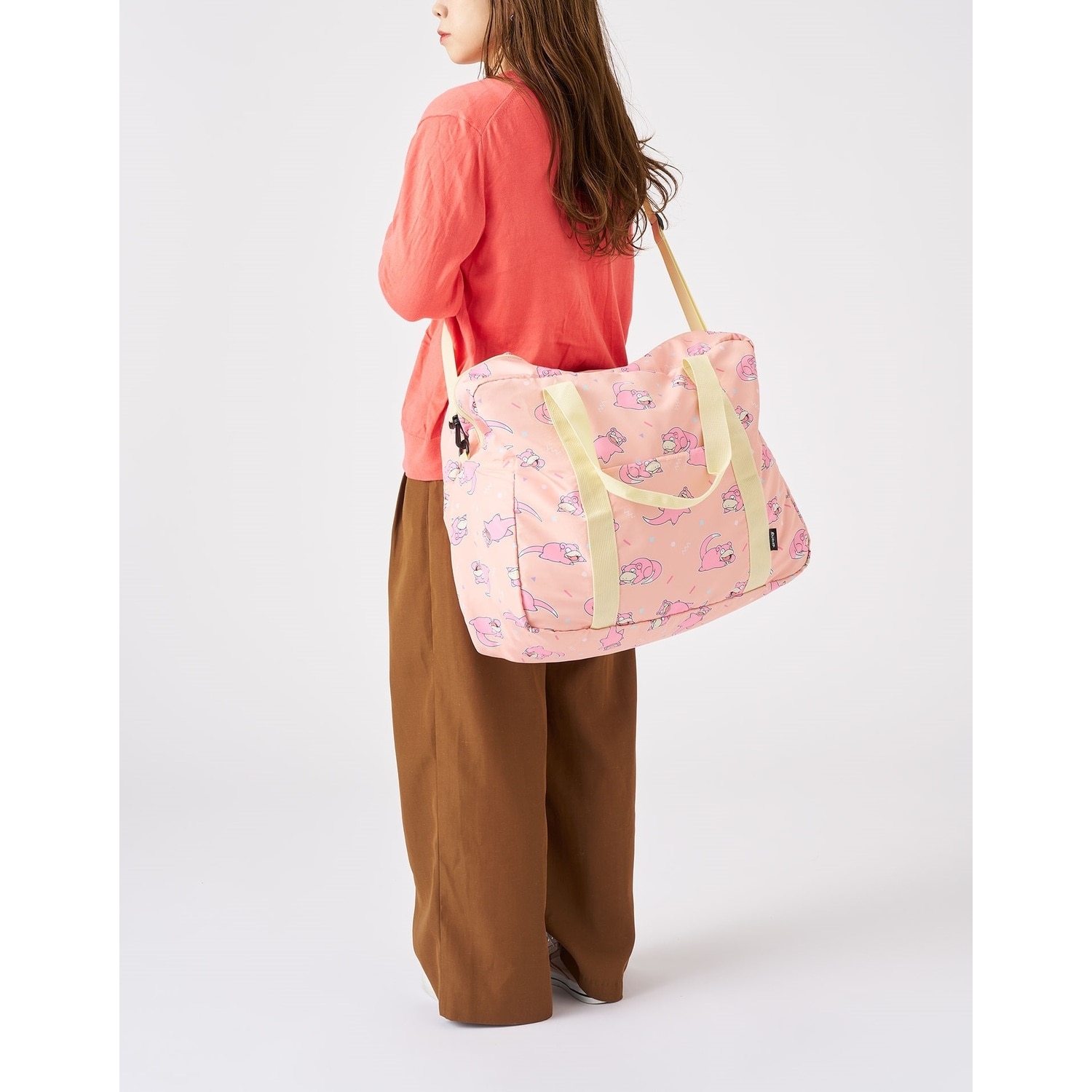 ポーチにしまえるキャリーオンバッグ　35L　ヤドン