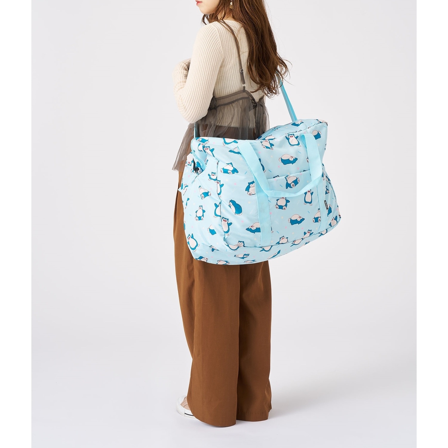 ポーチにしまえるキャリーオンバッグ　45L　カビゴン