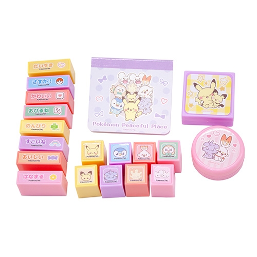 ポケモンスタンプファイルセット スタンプメモセット ポケピース ｜【公式】ポケモンセンターオンライン