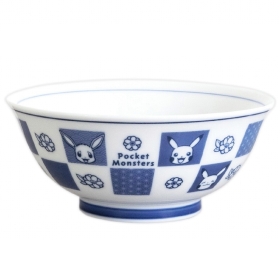 千代紙 染付ラーメン丼