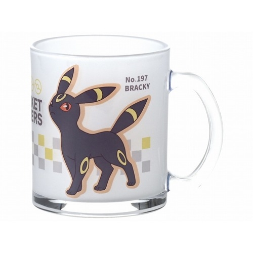 注目ブランドのギフト パターンガラスマグカップ ブラッキー ｜【公式】ポケモン マグカップ・食器