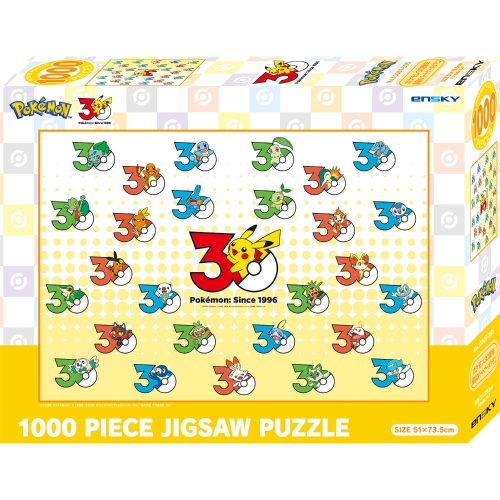 パズル1000T-595　ポケモン30周年 最初のパートナーポケモン