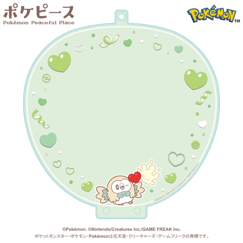 うちわケース　ポケピース　モクロー＆マホミル