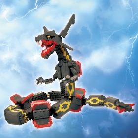 ナノブロック 黒いレックウザ エクストリームDX