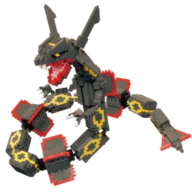 ナノブロック 黒いレックウザ エクストリームDX