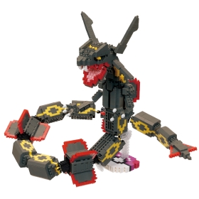 ナノブロック 黒いレックウザ エクストリームDX