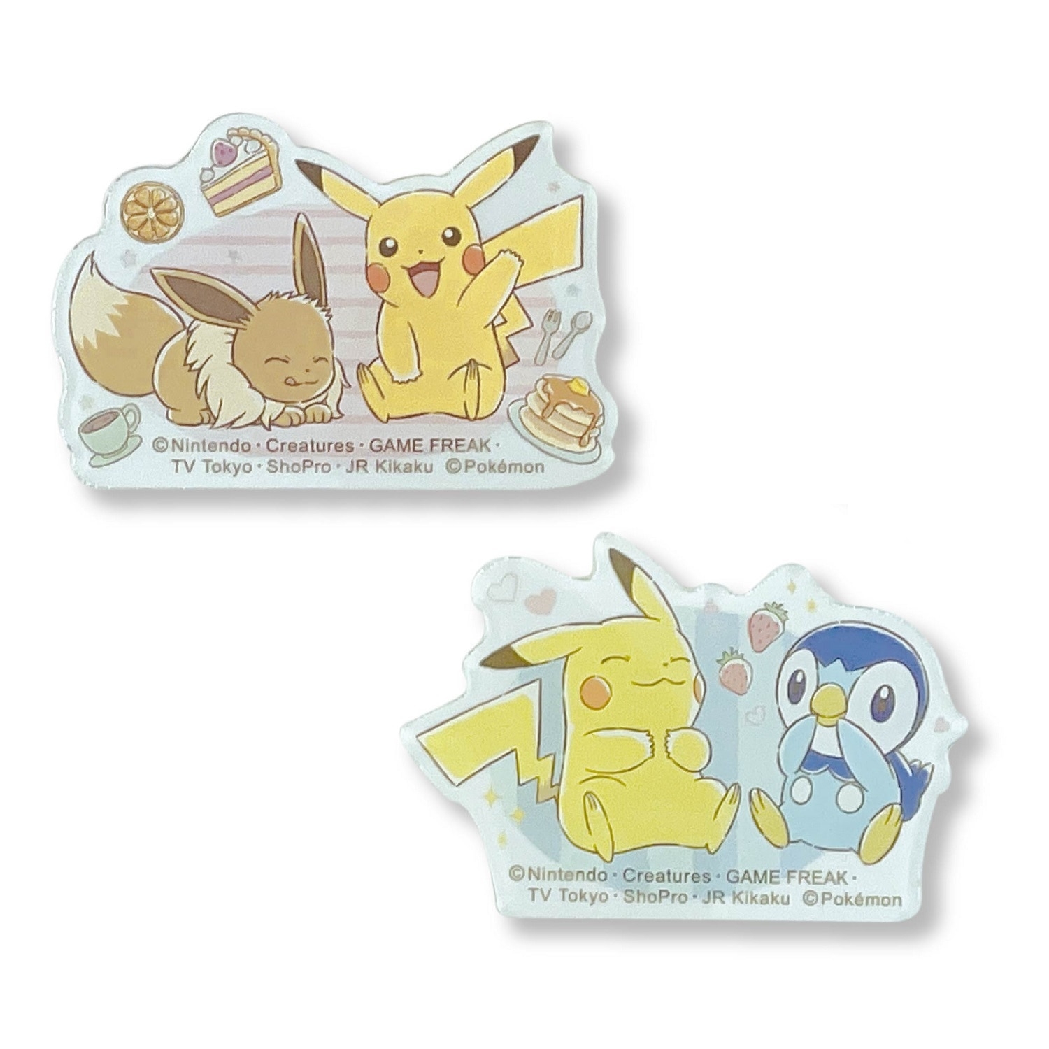 アクリルダイカットクリップ ブルー＆ピンク ｜【公式】ポケモン