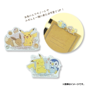 アクリルダイカットクリップ ブルー＆ピンク