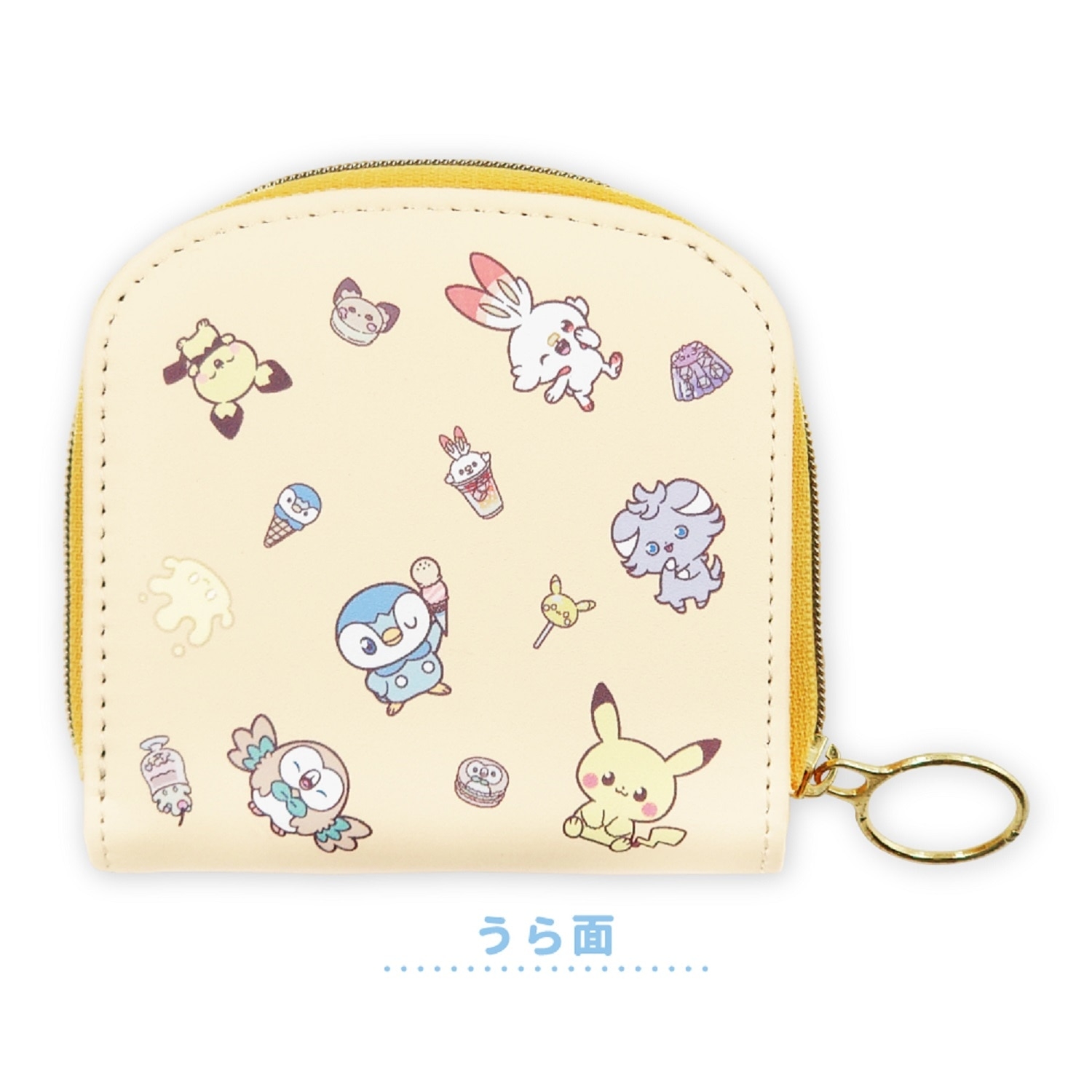 二つ折り財布 YE ポケピース ｜【公式】ポケモンセンターオンライン