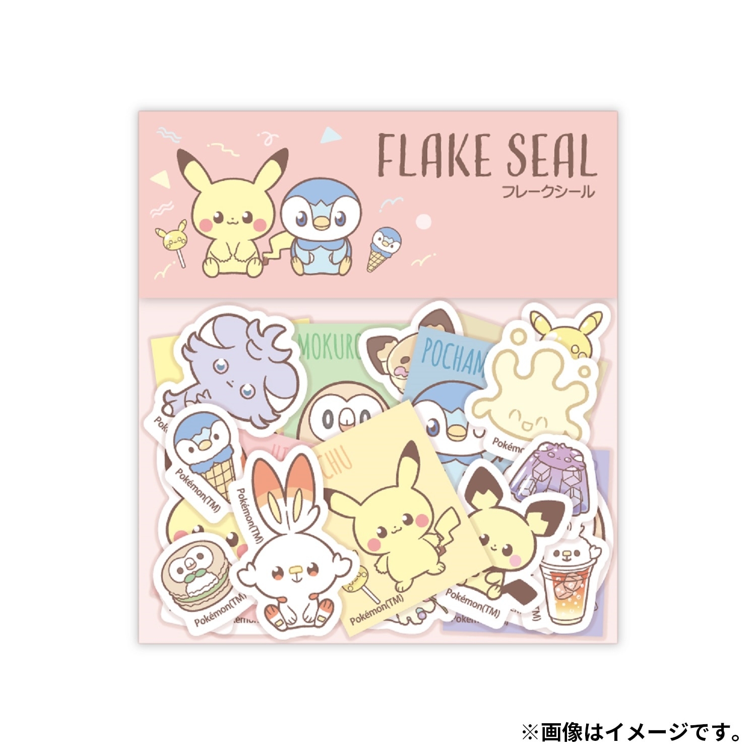 フレークシール　B　ポケピース
