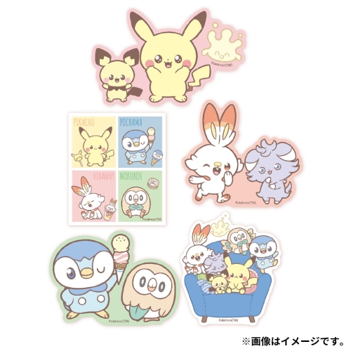 ステッカーセット B ポケピース ｜【公式】ポケモンセンター