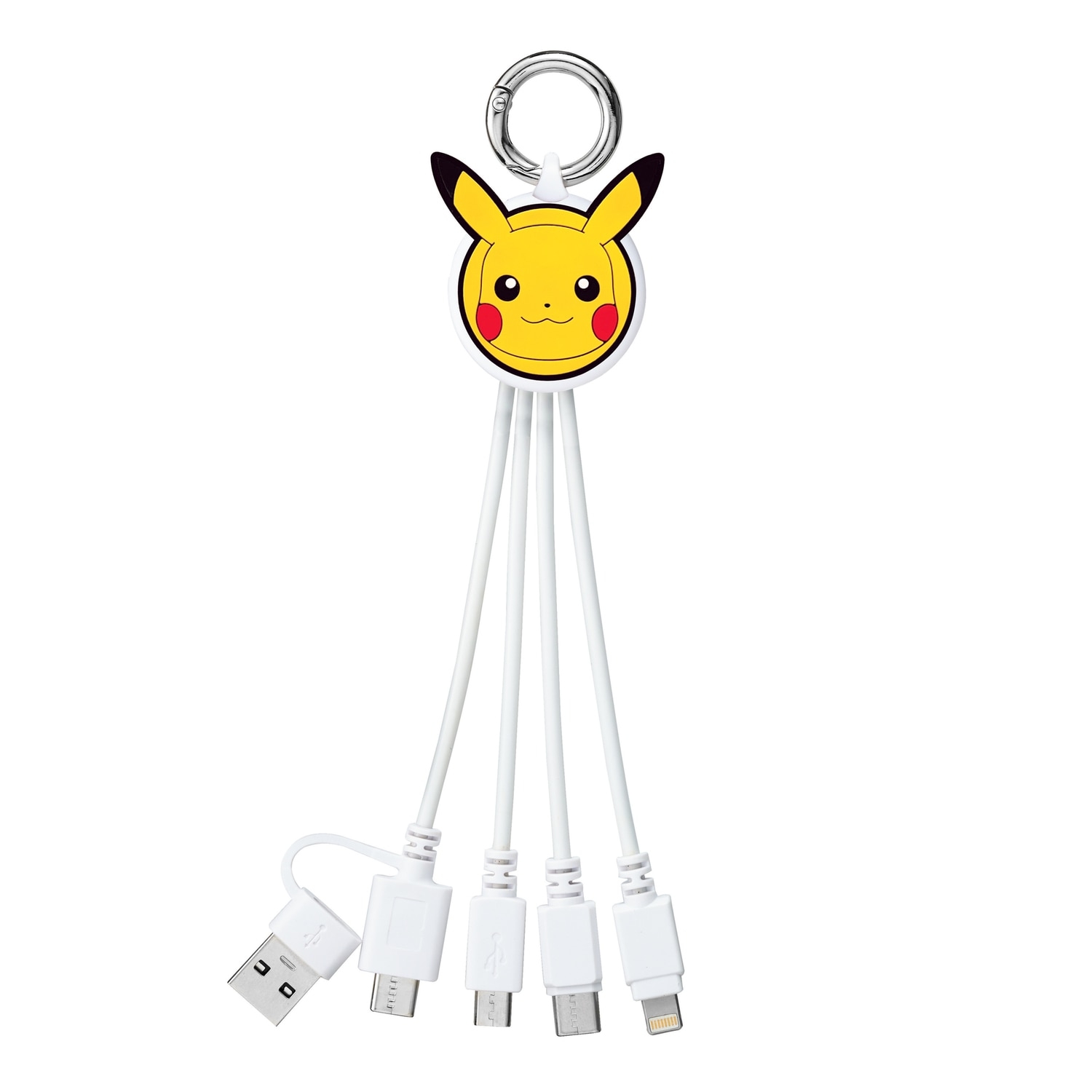 3in2　マルチ充電ケーブル　ピカチュウ