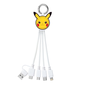 3in2 マルチ充電ケーブル ピカチュウ