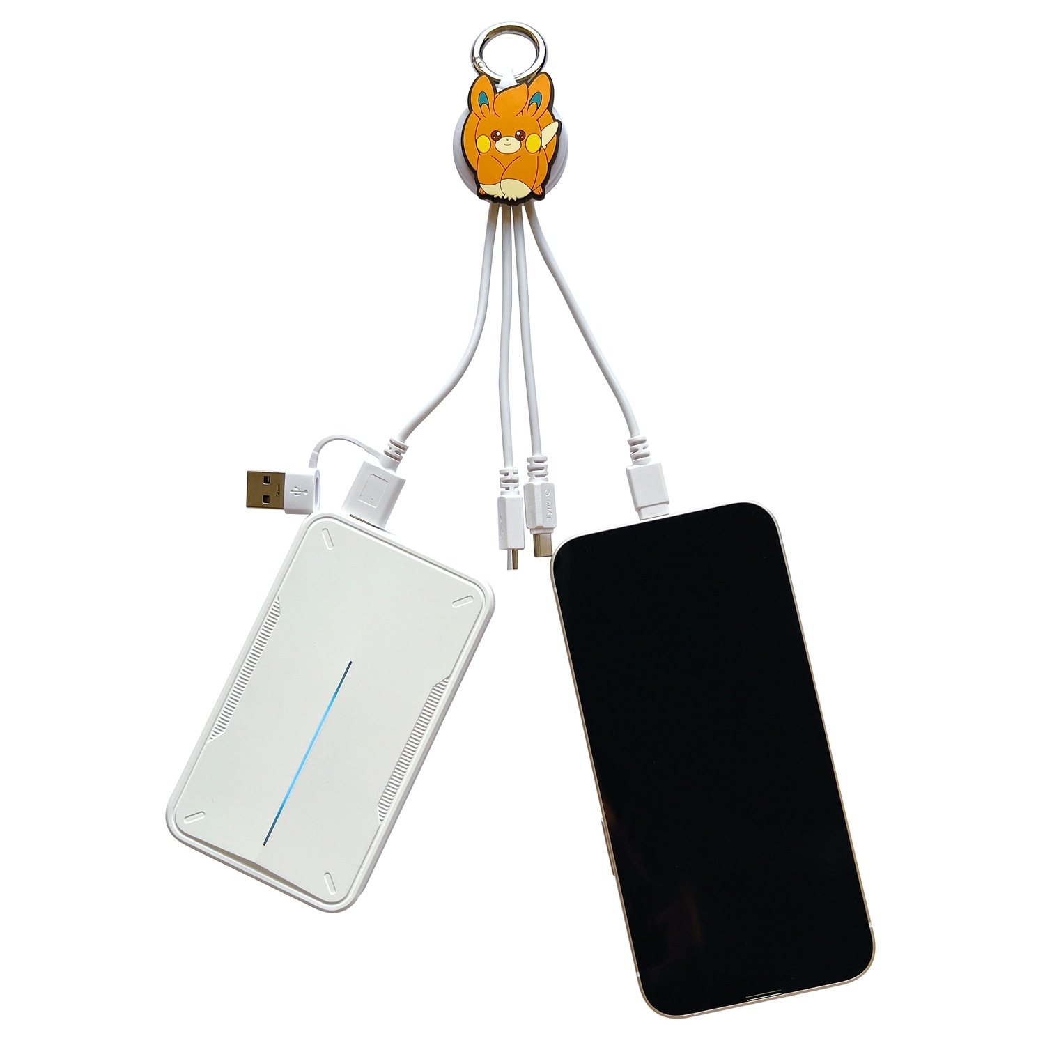 3in2 マルチ充電ケーブル パモ