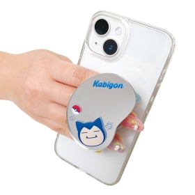 ミラー付きスマホグリップ カビゴン