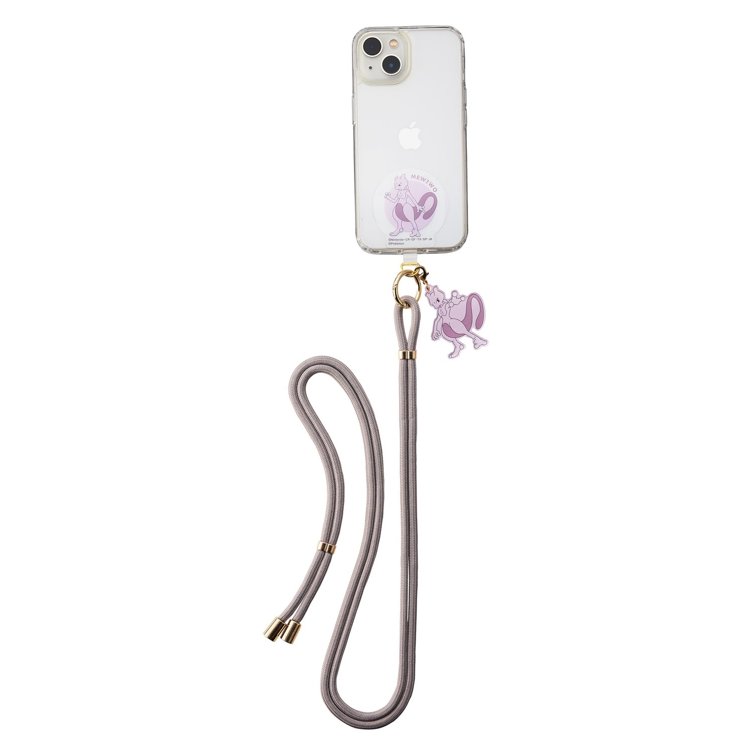 ポケモンセンターシブヤ スワロフスキー ミュウツースマホケース