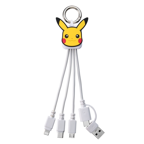 3in2　マルチ充電ケーブル　ピカチュウ2
