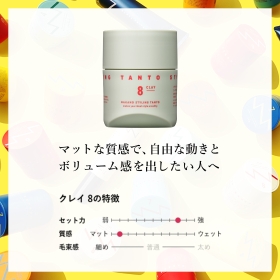 ナカノ スタイリング タント クレイ 8 PO
