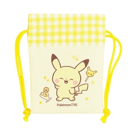 豆巾着 ピカチュウ ポケピース