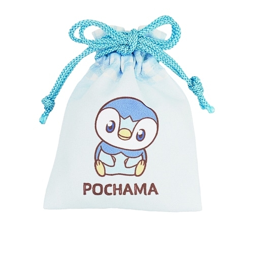 豆巾着　ポッチャマ　ポケピース