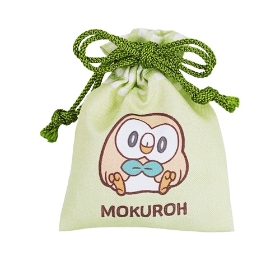 豆巾着 モクロー ポケピース ｜【公式】ポケモンセンターオンライン