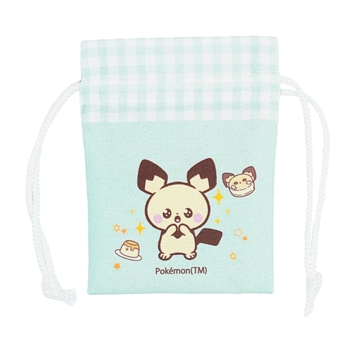 【Pocket Monster】ピチュー 巾着ポーチ 豆巾着 ピチュー ポケピース ｜【公式】ポケモンセンターオンライン