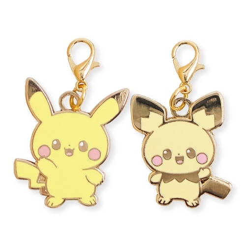 メタルチャーム2個セット ピカチュウ&ピチュー ポケピース