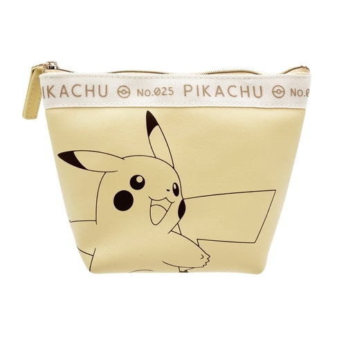 舟形ポーチ　ピカチュウ　ロゴテープシリーズ