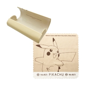 メガネケース　ピカチュウ　ロゴテープシリーズ