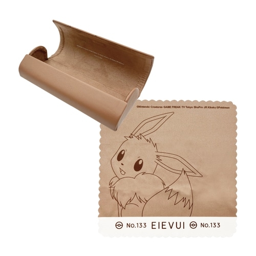ポケットモンスター イーブイ メガネケース (ブラウン) 小物入れ