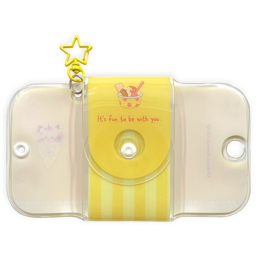 クリアフォトケース　ピカチュウ　Sweets shop　ポケピース