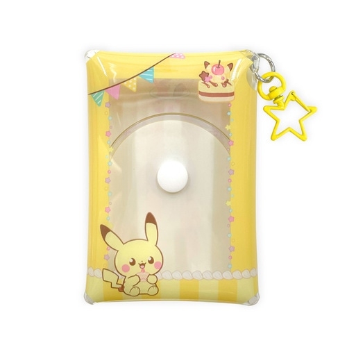 クリアフォトケース　ピカチュウ　Sweets shop　ポケピース