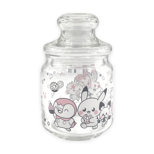 ガラスキャニスター　Sweets shop　ポケピース