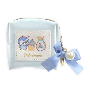 カラビナ付きミニポーチ ポッチャマ&モクロー Sweets shop ポケピース